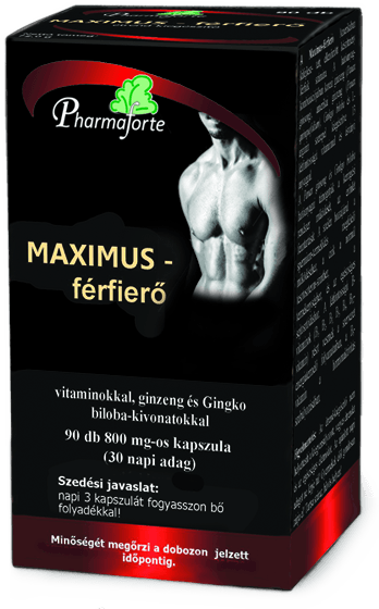 Maximus Férfiaknak - Legyen újra energikus, a vitalitás és jó közérzetért!